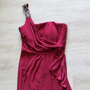 Dress Barn One Shoulder Dress